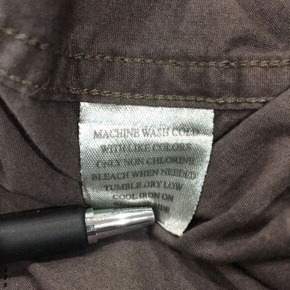 Bruno New York Men's Button-down Shirt, Medium, Brown - Picture 6 of 6